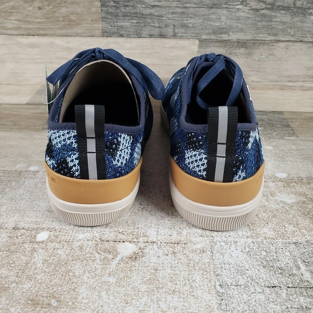Toms Trvl Lite Low Mens Shoe Sz 12 Navy Flecktarn Camo Round Toe Casual Sneakers